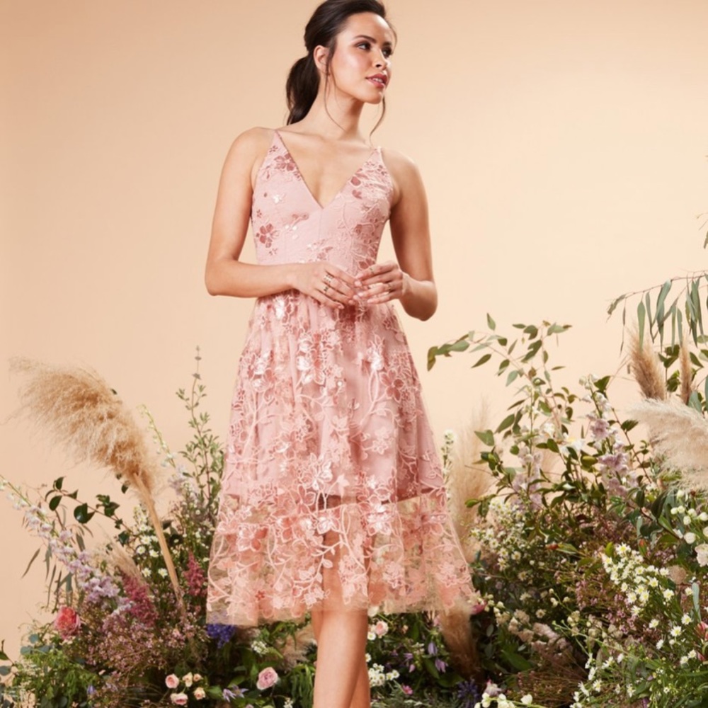 Dress the Population “Ally” Floral Dress
